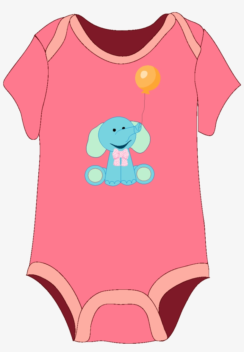 Cartoon Cute Baby Onesies Elements - Infant, transparent png download