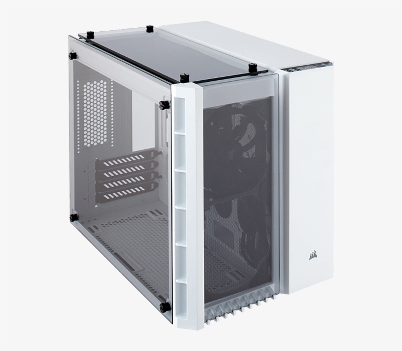Crystal Series 280x Tempered Glass, No Psu, Microatx, - Micro Atx Case Tempered Glass, transparent png download