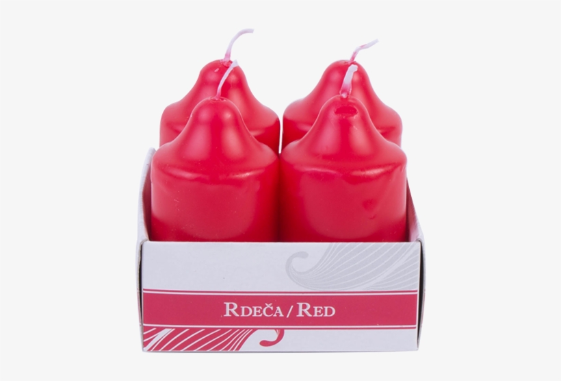 4 Christmas Candles - Frozen Yogurt, transparent png download