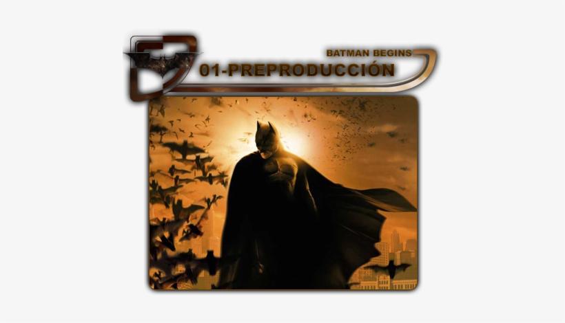 [the Dark Knight Trilogy] Batman Begins - Batman Begins, transparent png download