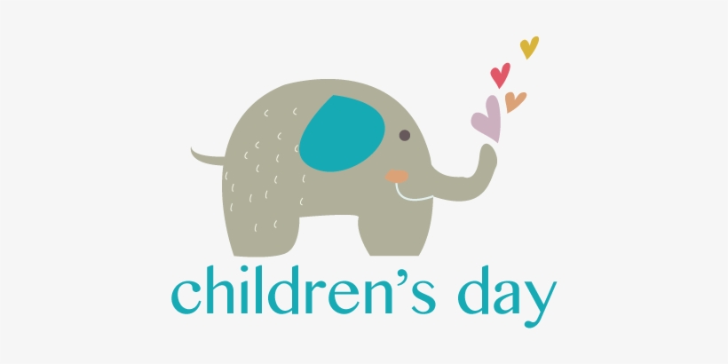 Children's Day Elephant Clipart - Eq Childrens Day, transparent png download