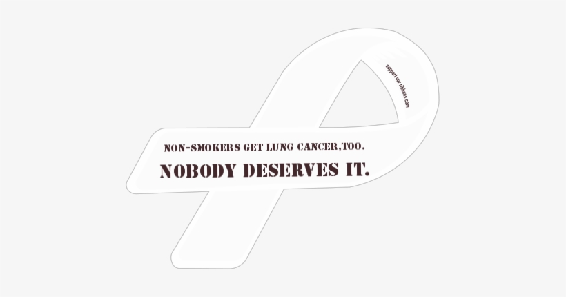 Non-smokers Get Lung Cancer,too - Non Smokers Lung Cancer Symbol, transparent png download