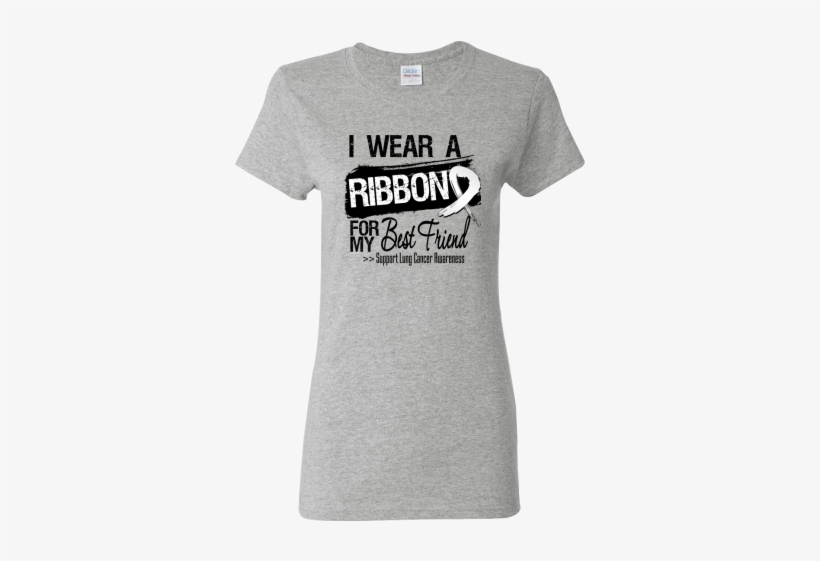 I Wear A Lung Cancer Ribbon For My Best Friend Shirts, - Mom Lung Cancer Ornament (round), transparent png download