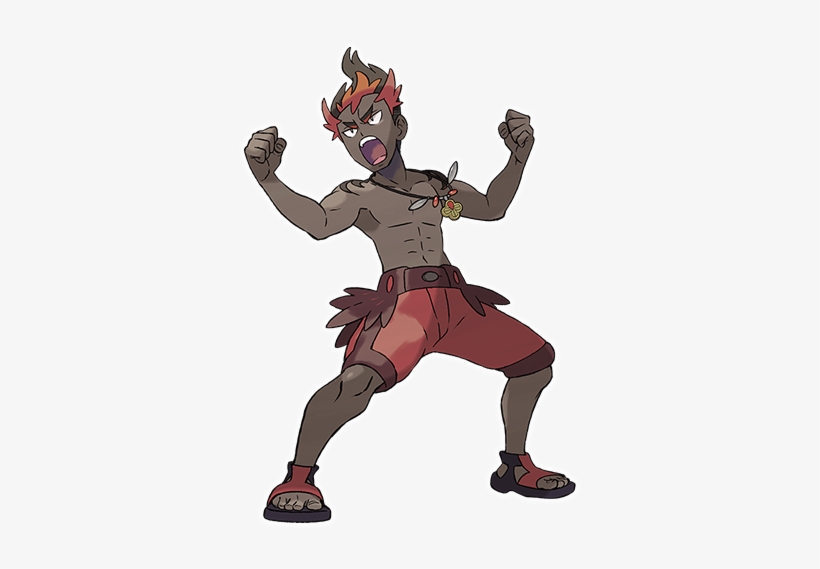 Lana, Mallow, Sophocles And Kiawe Respectively - Pokemon Sun And Moon Personajes, transparent png download