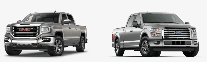 Gmc Sierra Vs Ford F-150 - 2018 Gmc Sierra Silver, transparent png download