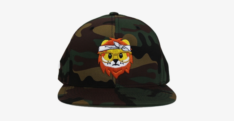 Lion Camo Snapback - Baseball Cap, transparent png download
