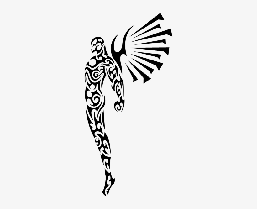 Tribal Angel By *shadow696 - Tribal Angel, transparent png download