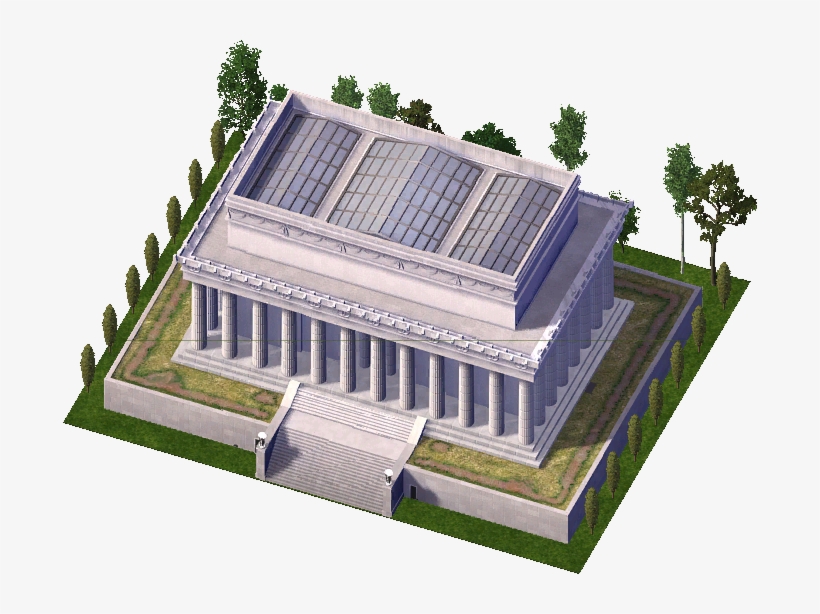Lincoln Memorial - Simcity 4 Lincoln Memorial, transparent png download