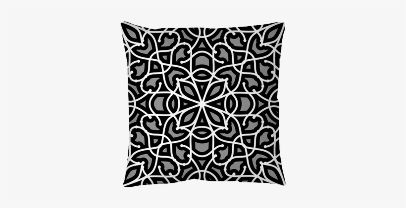 Abstract Grey Filigree Ornament, Seamless Lace Pattern - Ornament, transparent png download