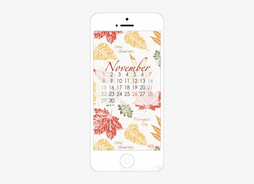 Decorate Your Smartphone And Desktop For Fall With - Fall Backgrounds For Phone, transparent png download