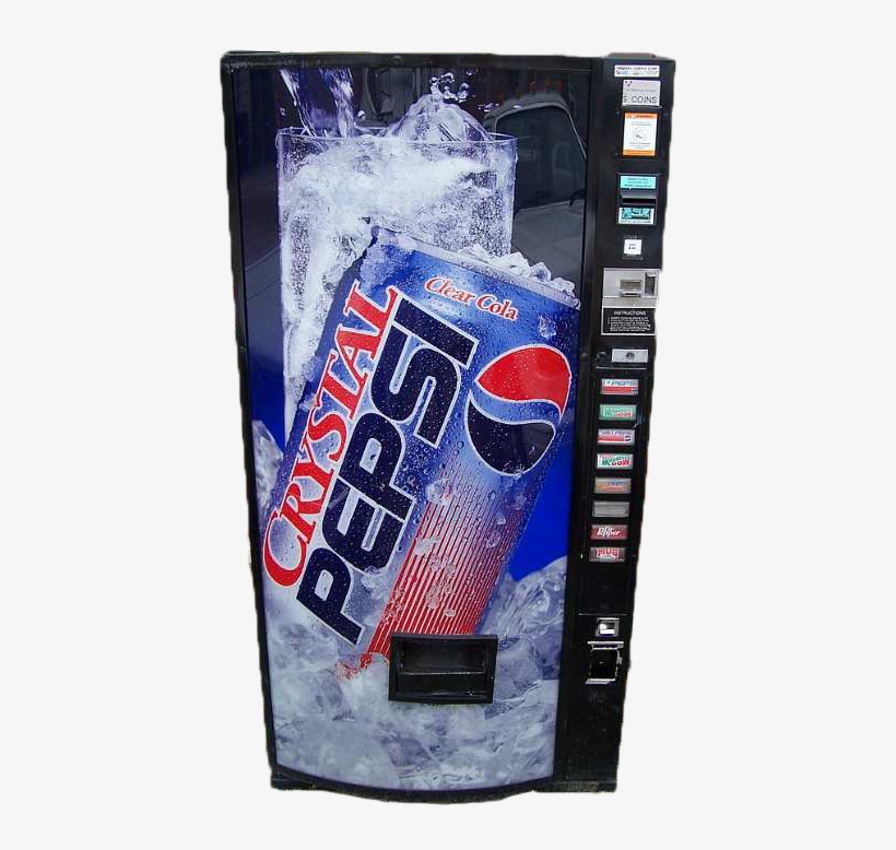 Crystal Pepsi Vending Machine - Crystal Pepsi 4 P, transparent png download