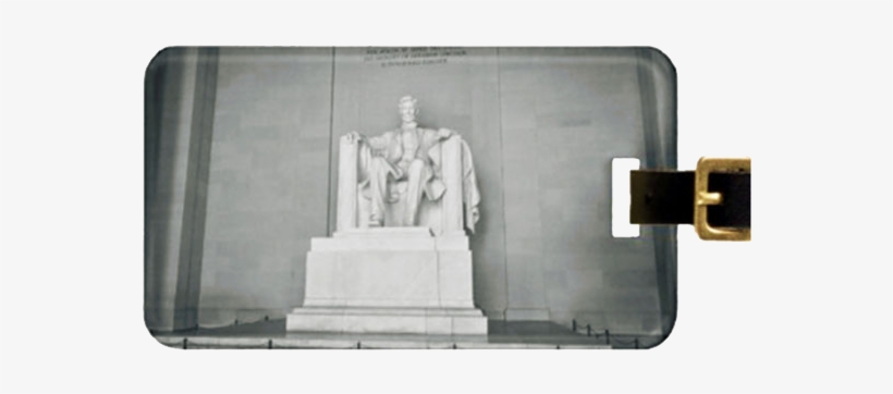 Lincoln Memorial Luggage Tag - Zazzle Lincoln Memorial Im Washington Dc Puzzle, transparent png download