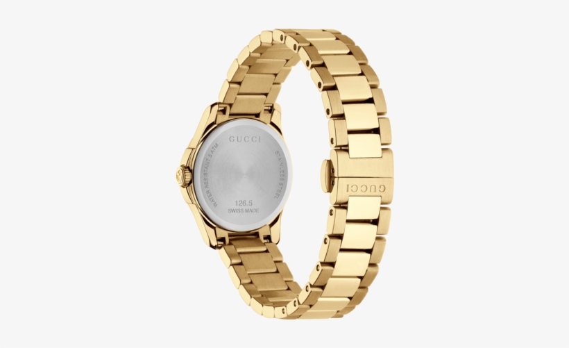 Gucci G-timeless Diamante Pattern Dial Pvd Gold Plated - Gucci Womens Gold Watch, transparent png download