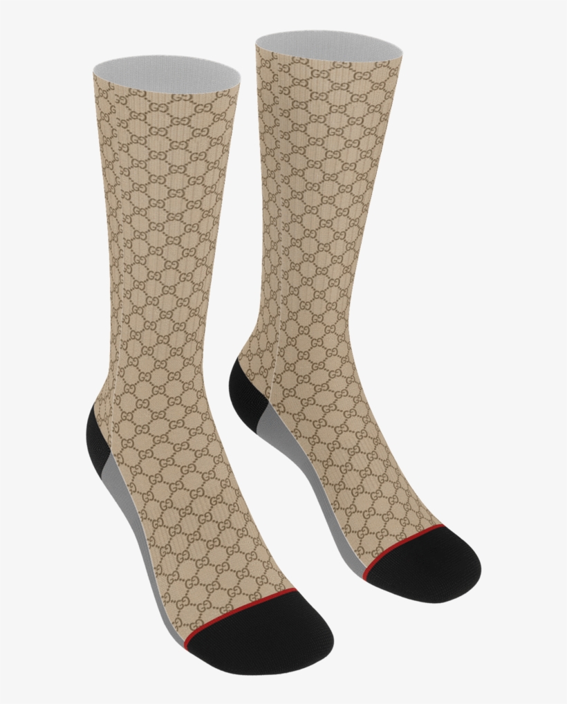 Jm Gucci Socks - Sock, transparent png download