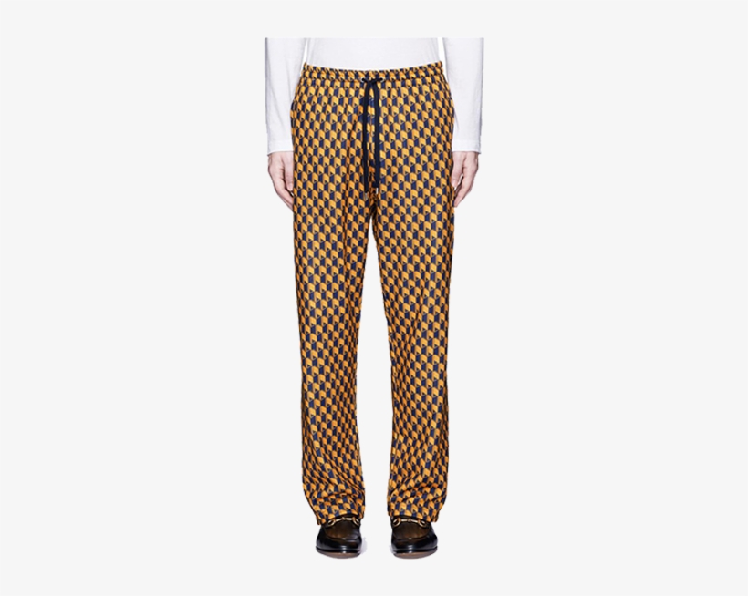 Gucci Men's Geometric Print Jogging Pants - Gucci Men’s Geometric Print Technical Jersey Pants, transparent png download