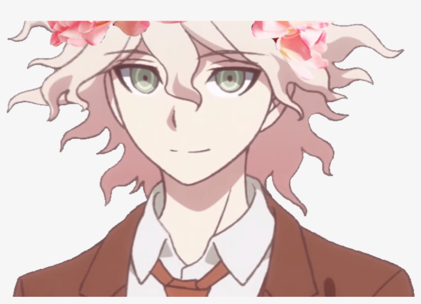 Komaeda Flower Crown Icon By Themisslittledevil On - Nagito Komaeda Hopes Peak, transparent png download