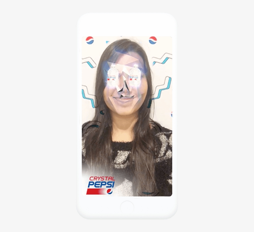Discover - Crystal Pepsi Logo Cap, transparent png download