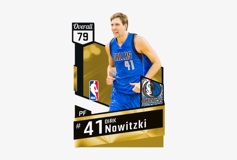 Dirk Nowitzki Gold Card - Nba 2k17 Card Generator, transparent png download