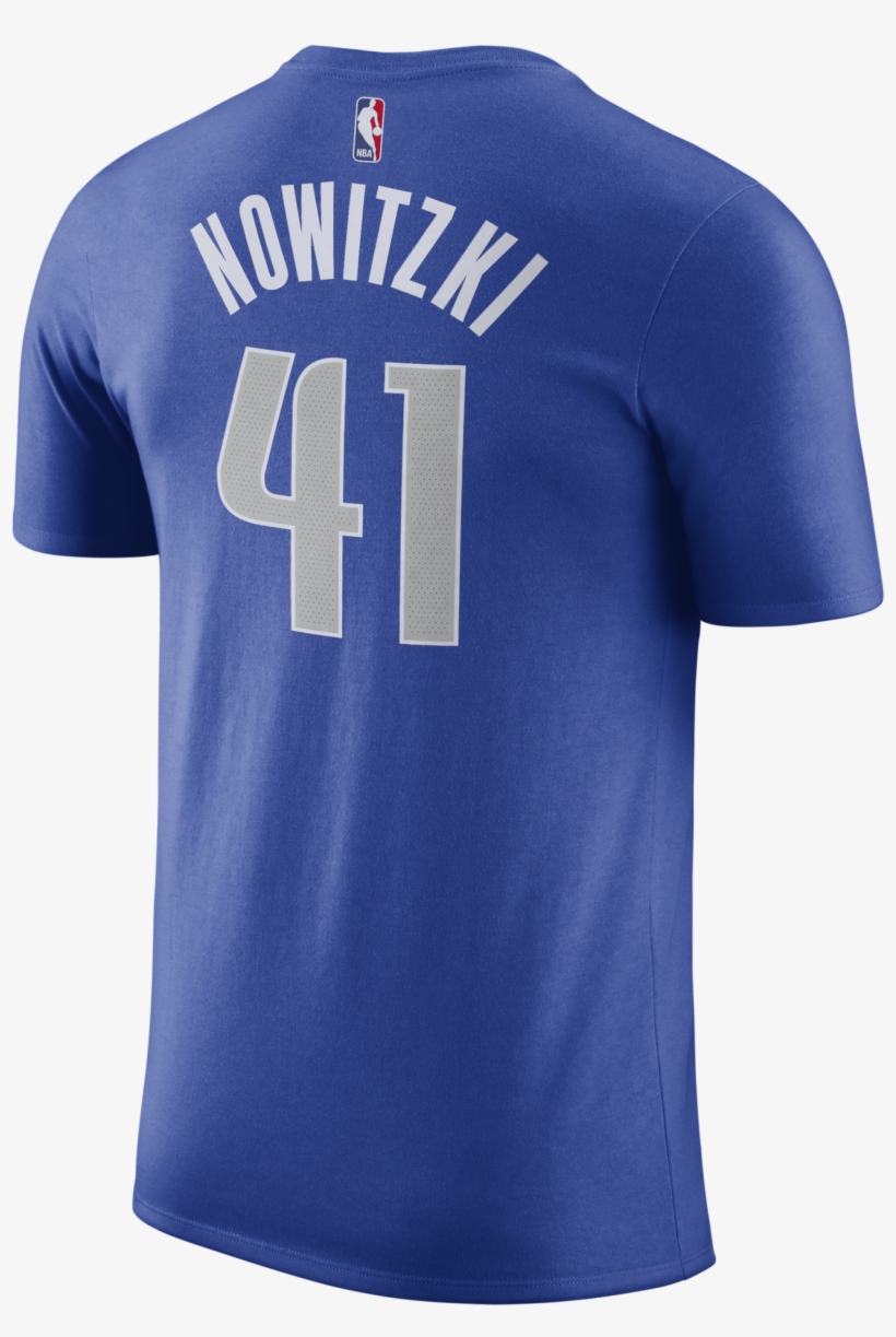 Dallas Mavericks Nike Dirk Nowitzki Icon Name & Number - Dallas Mavericks Jersey, transparent png download