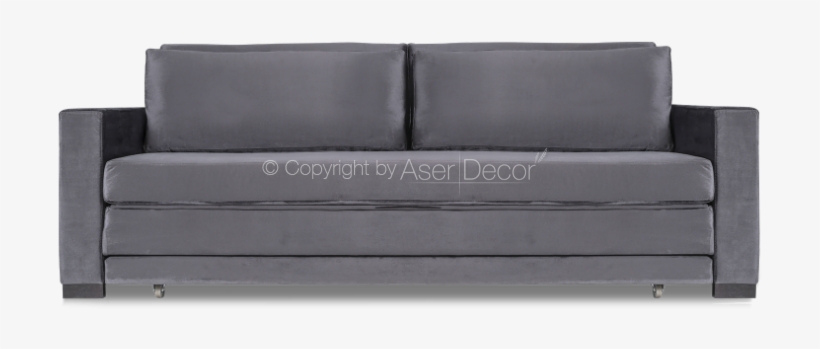 Sofa Cama Cyrewi Pratico Luxo Cinza 01 - Sofá De Trás Png, transparent png download