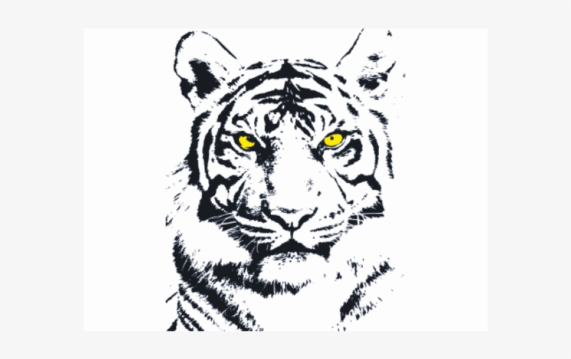Stencil Tiger, transparent png download