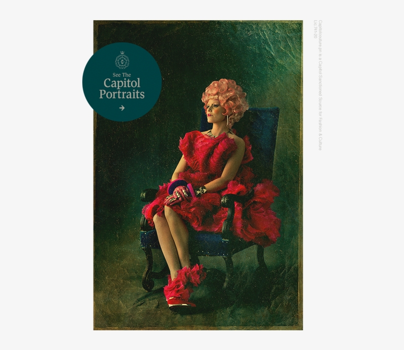 Effie Trinket Portrait - Capitol Hair, transparent png download