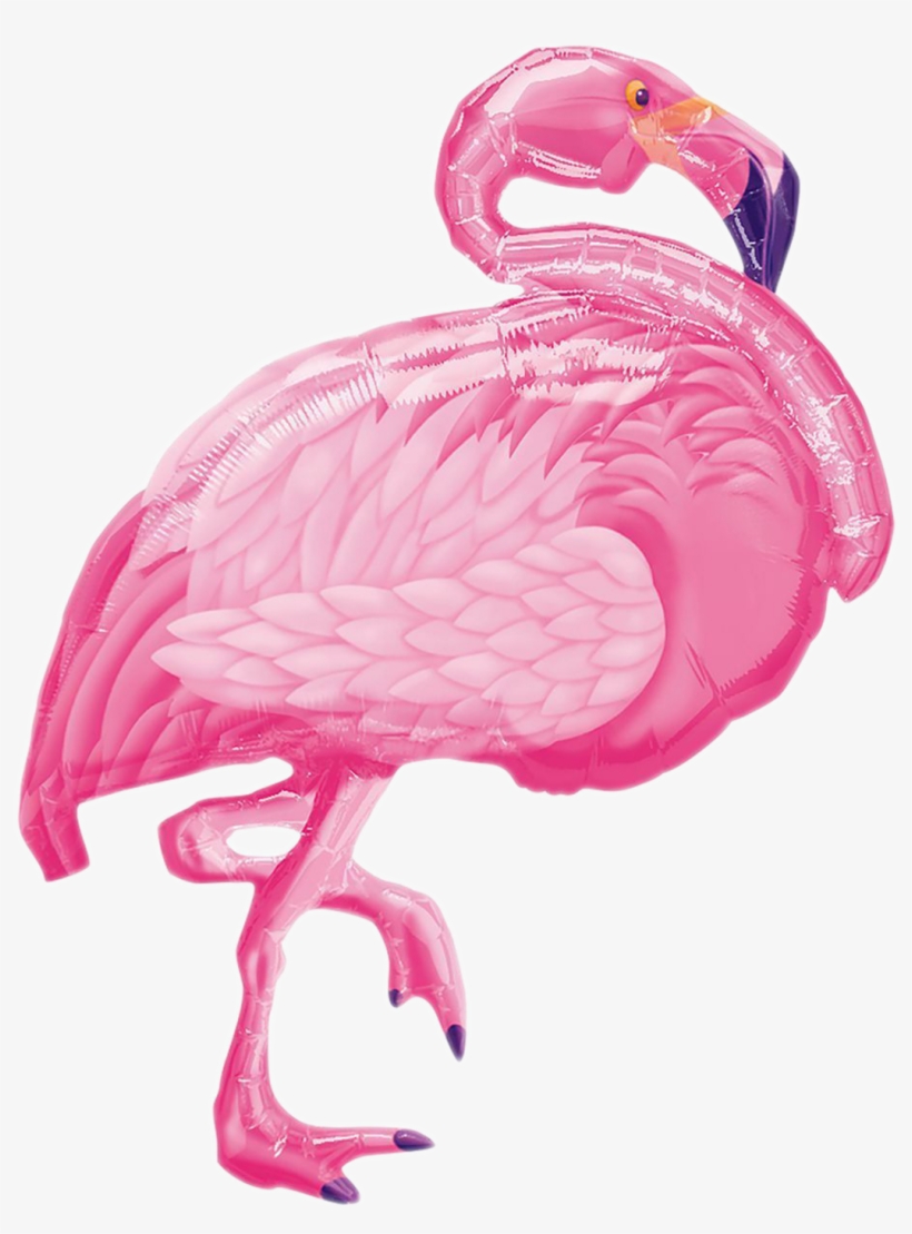 Flamingo Foil Balloon, transparent png download