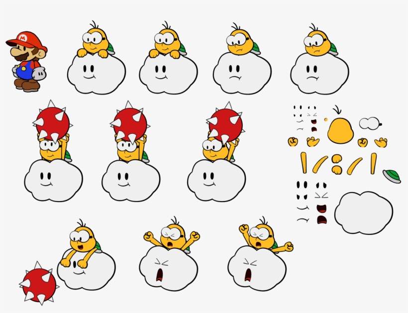 Click For Full Sized Image Lakitu - Lakitu, transparent png download