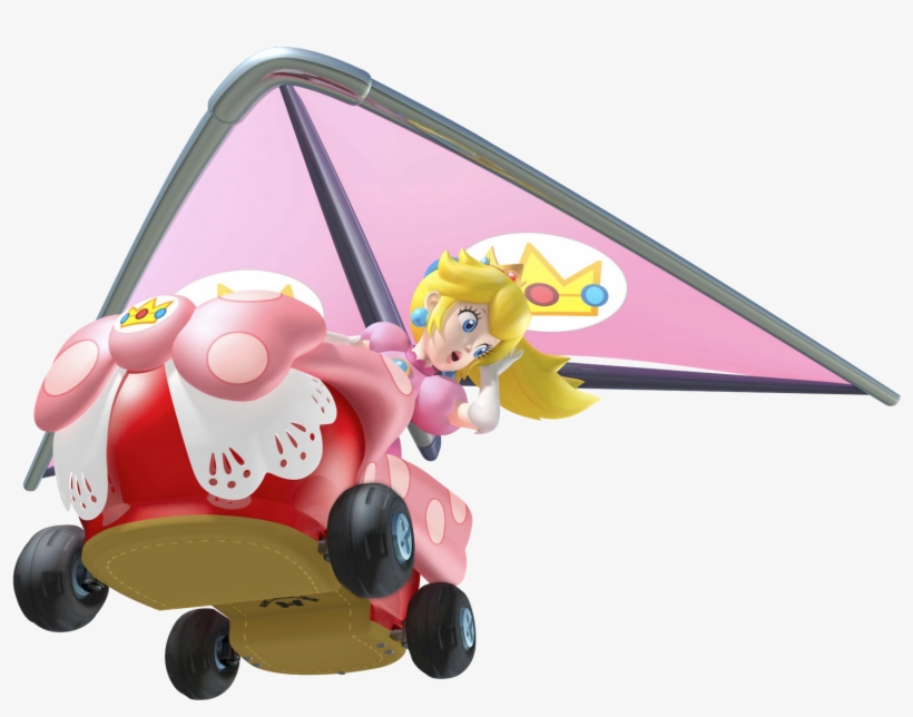 Items - Princess Peach Mario Kart 7, transparent png download