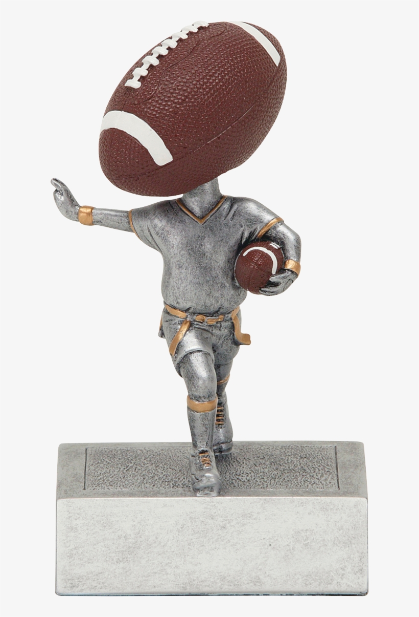Bobblehead Flag Football Trophy, transparent png download