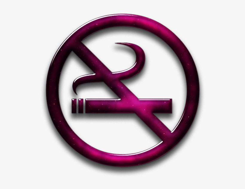 Free Icons Png - No Smoking Sign Pink, transparent png download