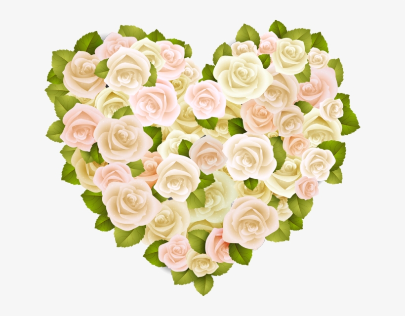 Rose Pink Heart Clipart - ดอก กุหลาบ สีชมพู หัวใจ, transparent png download