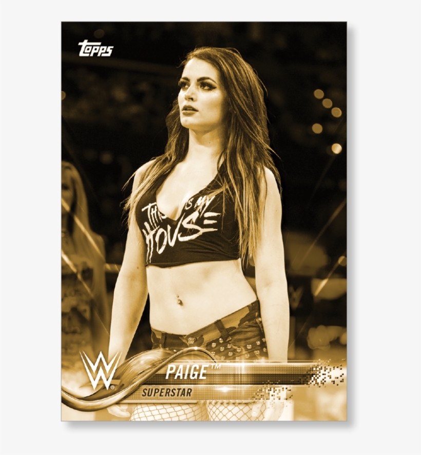 2018 Topps Wwe Paige - Paige, transparent png download