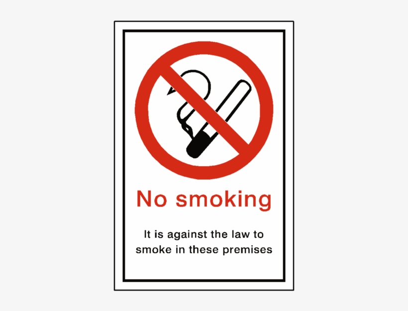No Smoking Law Sticker Safety-label - Uk No Smoking Sign, transparent png download