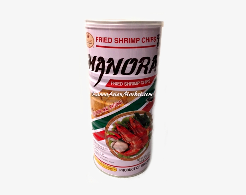 Shrimp Chips, Manora Brand, 3.88 Oz Can, transparent png download