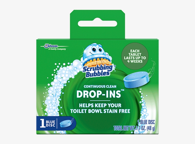 Scrubbing Bubbles Drop Ins 1 Pack - Scrubbing Bubbles, transparent png download