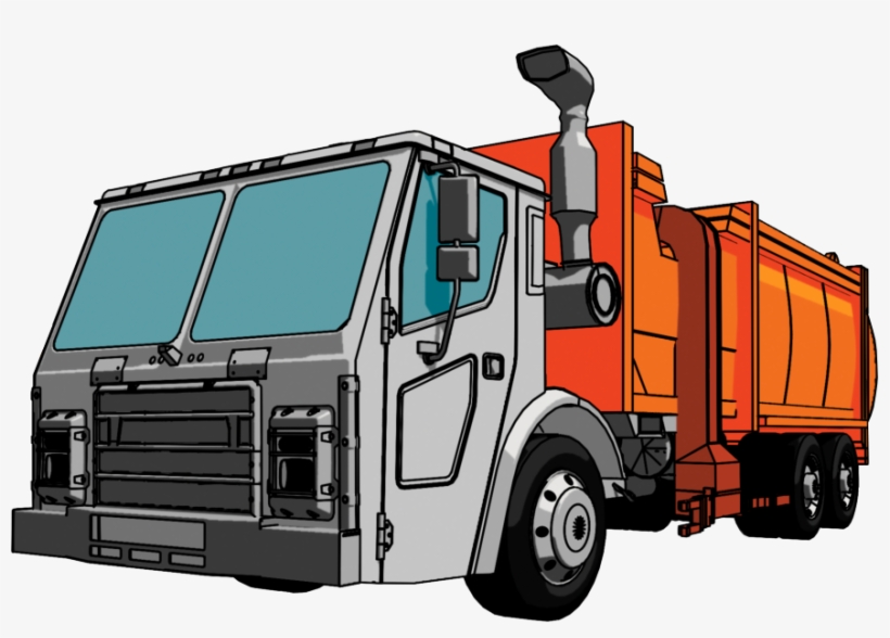Wrightspeed Range-extended Electric Powertrains - Garbage Truck Transparent, transparent png download