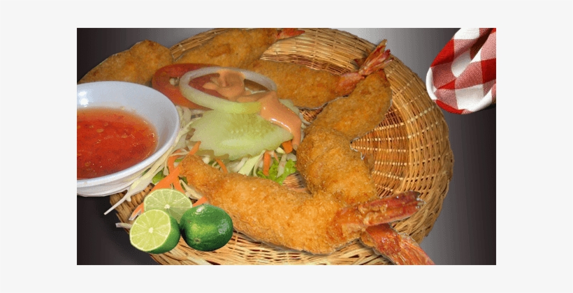 Prawns In Tempura - La Linen 18x18-inch Polyester Napkins / 12-pack / Red, transparent png download