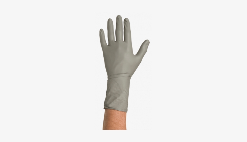 Colad Grey Nitrile Gloves - Disposable Nitrile Handschoenen Grijs 50x, transparent png download