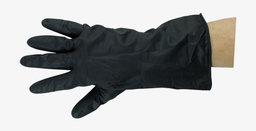 Heavy Duty Rubber Gloves - Leather, transparent png download