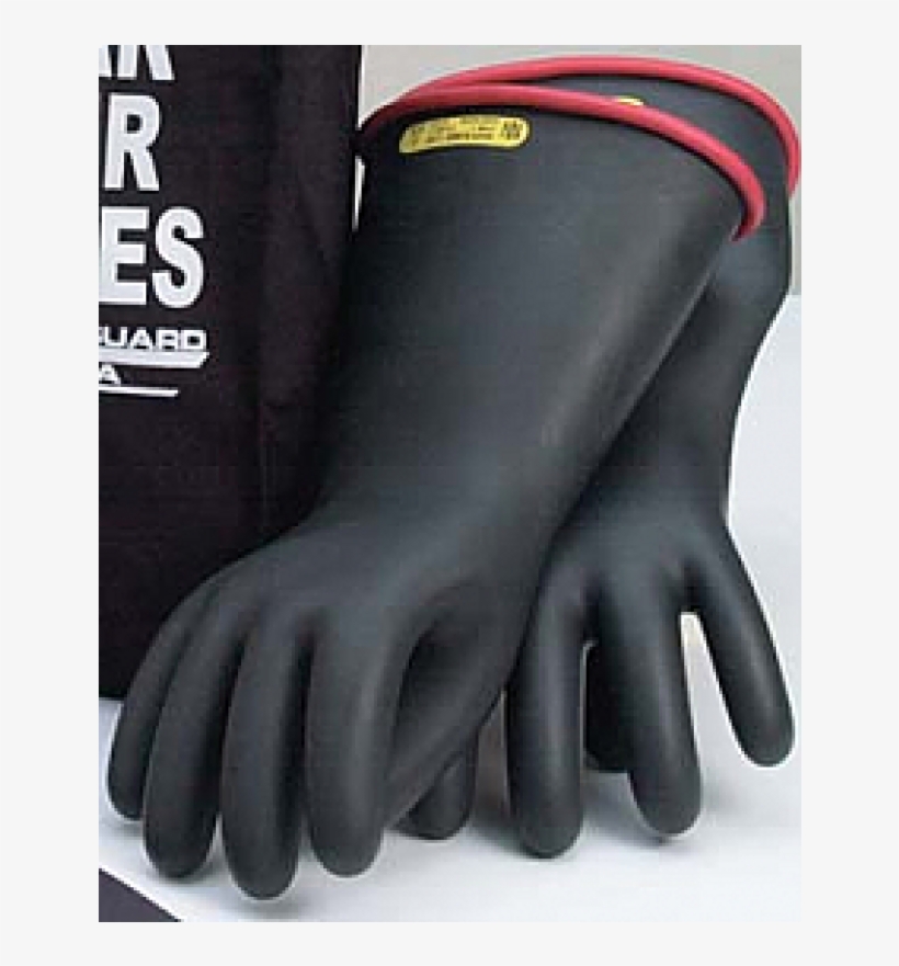 Class 1 Insulating Rubber Gloves - Class 1 Insulating Rubber Gloves With Red Lining, transparent png download