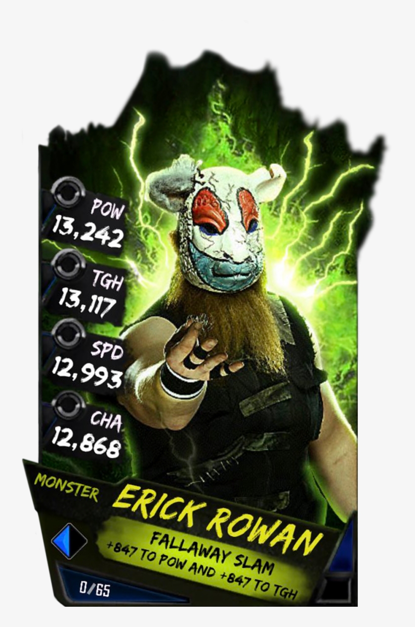 Rowan S4 16 Beast Fusion Supercard Rowan S4 19 Wrestlemania34 - Wwe Supercard Monster Cards, transparent png download