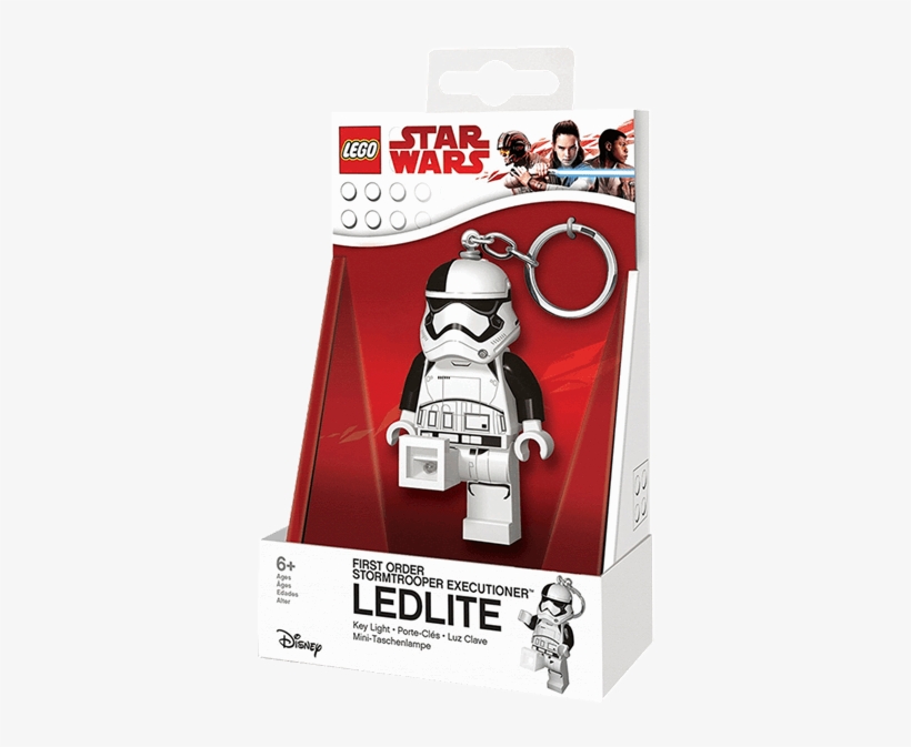 First Order Stormtrooper Lego Led Light Keyring - Star Wars, transparent png download