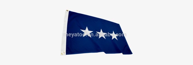 Various Kinds Of Banner Flags 3 Star Marine Brigadier - Flag, transparent png download