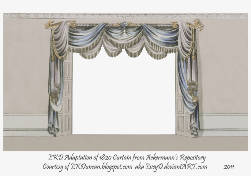 Regency Style Curtains Png Image Transparent Png Free Download