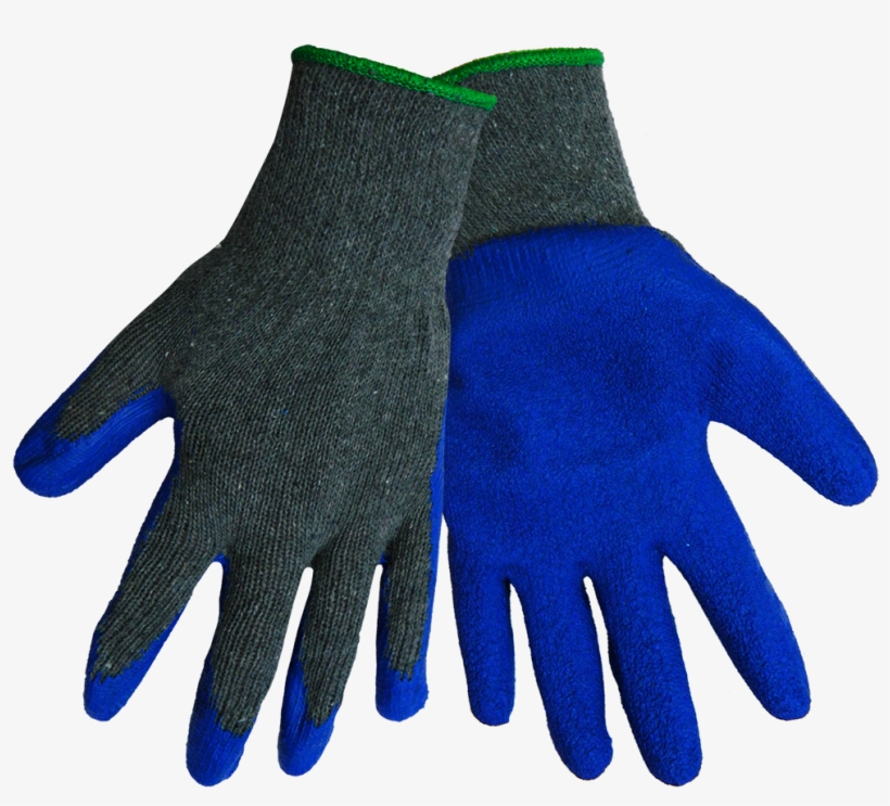 300e Global Glove Blue Rubber On Gray Shell Sold At - Glove, transparent png download