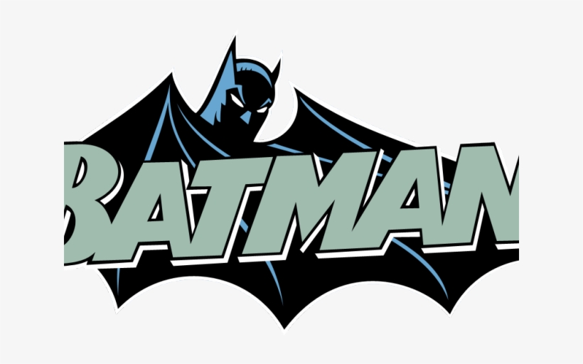 Batgirl Clipart Badman - Batman Text Logo Png, transparent png download