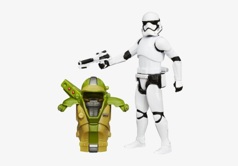 Star Wars Vii Figur Med Rustning, First Order Stormtrooper, - 3 3 4 Action Figures Stormtrooper, transparent png download