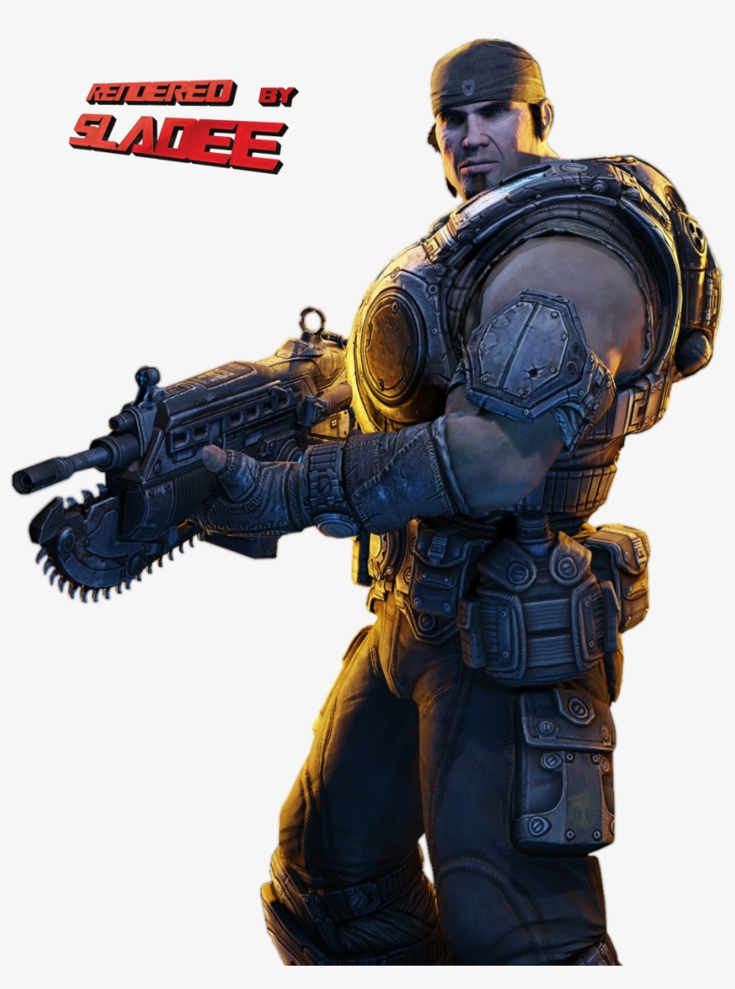 Gears Of War 3 Marcus Fenix Render Barcelona Estació De França PNG