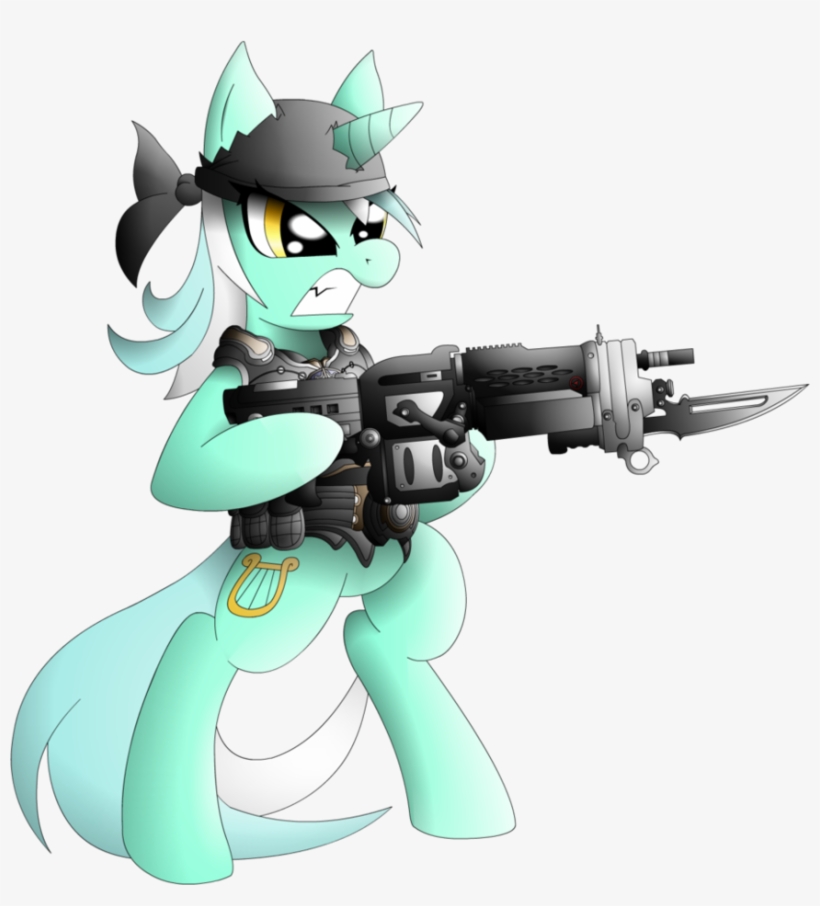 My Little Pony Art Png Marcus Fenix Mlp - Gears Of War Pony, transparent png download
